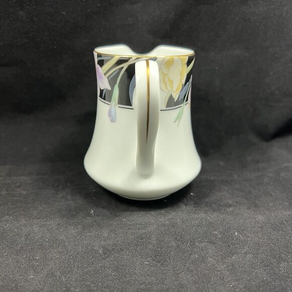 Vintage Charisma Black By Mikasa Cream And Sugar Set - Picture 8 of 16